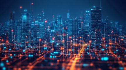 AI-Enhanced Smart Cities with Predictive Maintenance Systems: A city where infrastructure maintenance is predicted and managed by AI for efficiency.