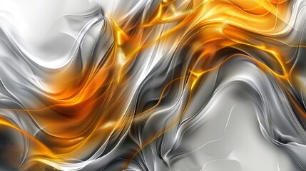 Abstract futuristic background featuring yellow and green geometric shapes, displaying an energetic, vibrant vibe