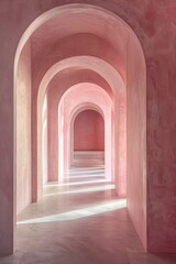 Space with pastel color palette