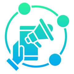 Obraz premium Network Marketing Icon