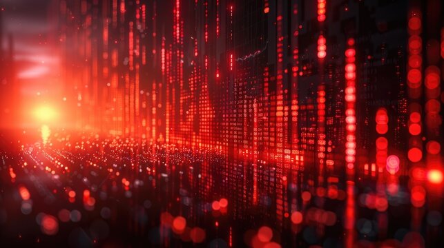 A composite image of a cityscape overlaid with financial charts symbolizing market trends and economic data, depicting the concept of urban financial growth