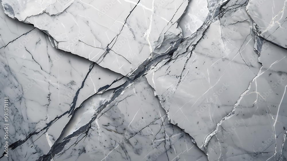 Poster grey marble texture background with natural italian slab marble texture using for interior floor and