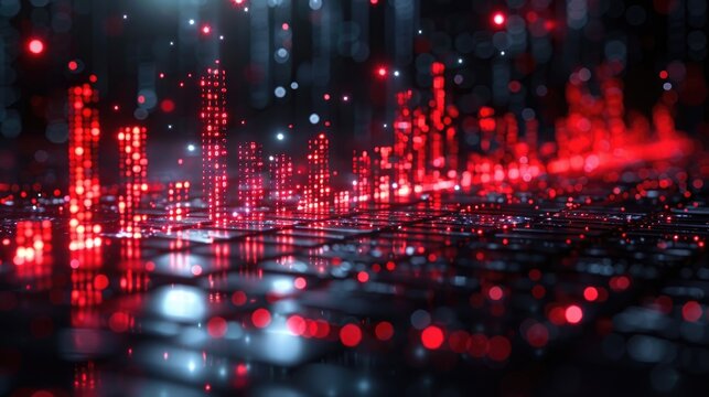 A composite image of a cityscape overlaid with financial charts symbolizing market trends and economic data, depicting the concept of urban financial growth