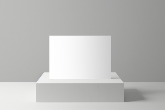 PNG business card mockup, transparent design