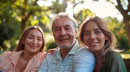 Fototapeta premium The Family Portrait Outdoors