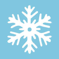 Illustration of abstract snowflake. Merry Christmas and Happy New Year item.