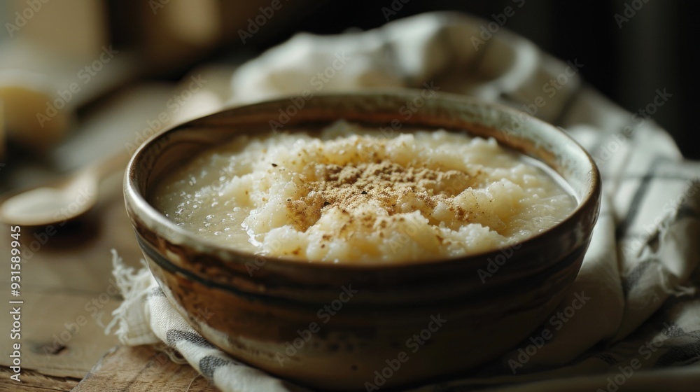 Poster semolina porridge