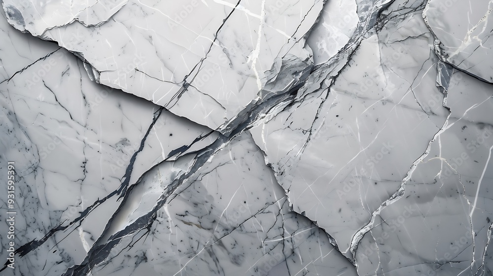 Poster grey marble texture background with natural italian slab marble texture using for interior floor and