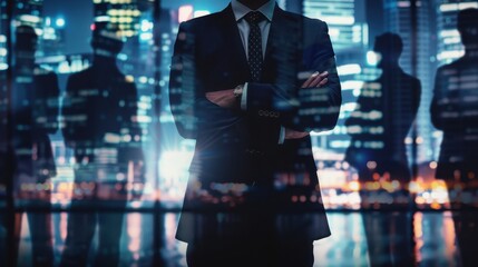 Fototapeta premium The Business Professionals in City