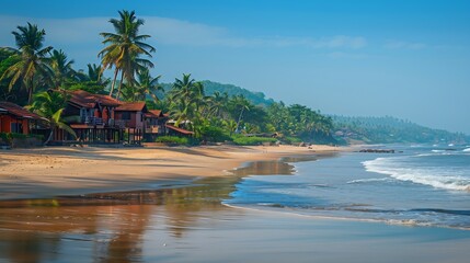 Bogmalo Beach Goa India Asia : Generative AI