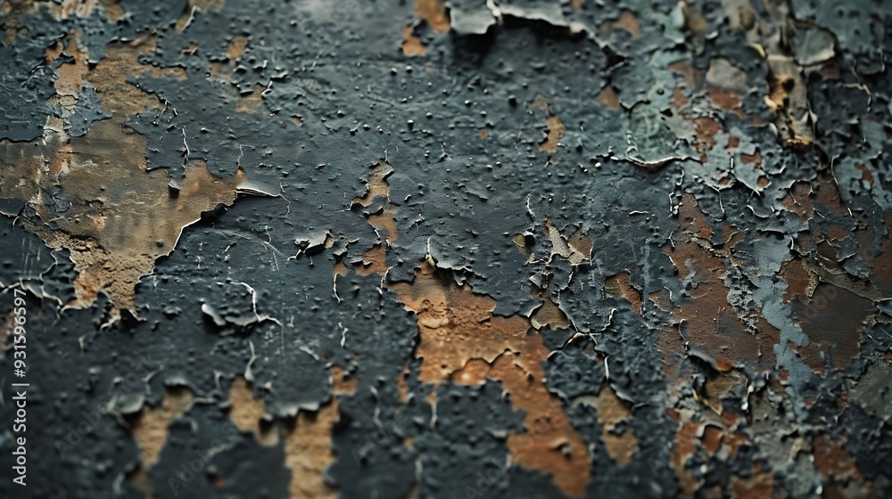 Poster Dilapidated Industrial Surface Texture High Resolution : Generative AI