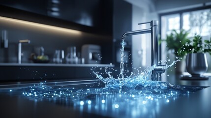 smart Homes with AI-Enhanced Water Usage Management: Homes where water consumption is monitored and optimized by AI to reduce waste.