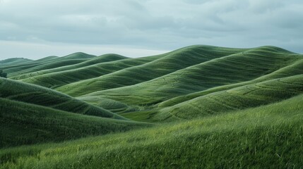 The rolling green hills
