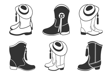 Drill Team Marching Band Majorette Boots Vector File, Silhouette SVG