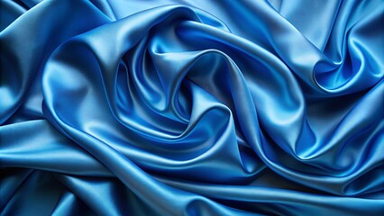 Fototapeta premium Blue silk background with a smooth and luxurious texture, blue, silk, background, smooth, luxurious, texture, elegant, vibrant