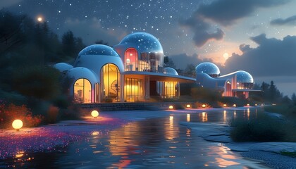 Immerse yourself in a world of futuristic luxury and breathtaking natural beauty at this exclusive cliffside retreat.2432