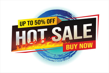 Hot sale buy now super sale poster banner graphic design icon logo sign symbol social media website coupon

