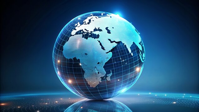 Globe with code representing global programming technology, code, programming, technology, globe, world, digital