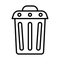 Garbage line icon