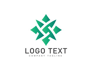 Colorful vector logo design 