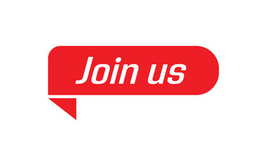 join us text information sign	