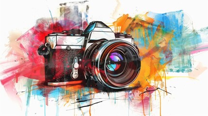 spray paint graffiti camera photography icon ,graffiti camera icon , spray paint camera icon , 4k graffiti photography icon