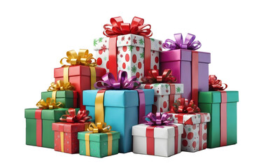 Obraz premium A Colorful Christmas Gifts