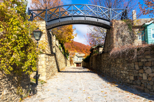 Nymfeo  Greece in autumn 