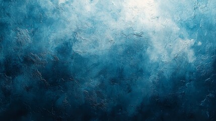 Obraz premium Blue and Green Abstract Art with White and Black Elements