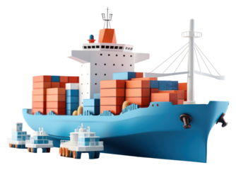 PNG Ship watercraft shipping vehicle.