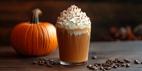 Cozy Pumpkin Spice Latte Perfect for Fall Season