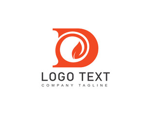 Obraz premium D logo branding identity corporate vector logo design