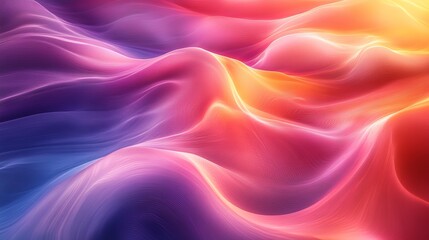 Obraz premium Pink and purple color gradient with dark wavy shiny glittery background