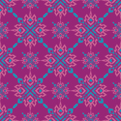 Ethnic abstract ikat art. Aztec ornament print. geometric ethnic pattern seamless color oriental. Design for background ,curtain, carpet, wallpaper, clothing, wrapping, Batik.