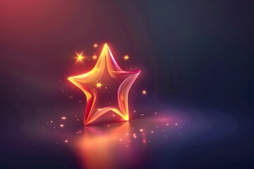 Blazing Star Logo with Clean Minimalist Lines