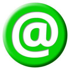 green e mail sign