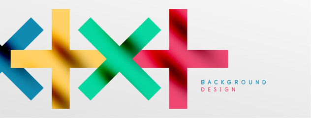 Obraz premium Colorful squares, lines minimal abstract background. Vector Illustration For Wallpaper, Banner, Background, Card, Book Illustration, landing page