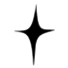 Star halftone toner effect