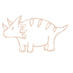 Dinosaur lineart