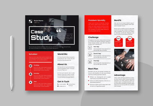 Case Study Template Layout