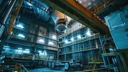 Nuclear power plant. Clean green renewable energy. Alternative energy. Clean ecology. Environmental protection. Healthy lifestyle