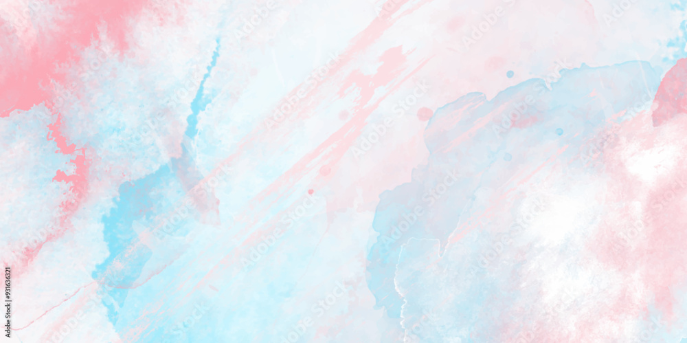 Aufkleber modern light color painted watercolor grunge canvas for splash design. abstract watercolor backgroun