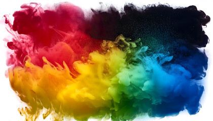 Obraz premium abstract watercolor background with watercolor splashes
