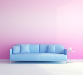a pink and blue gradient wallpaper, in the style of unicorncore, tonalist color scheme, bold chromaticity, subtle use of color, bold color scheme, light azure and purple --ar 119:107