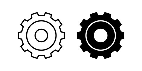 Settings icon set. Setting sign. for mobile concept and web design. vector illustration on white background