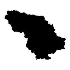 Kurram district map, administrative division of Pakistan. Vector illustration.