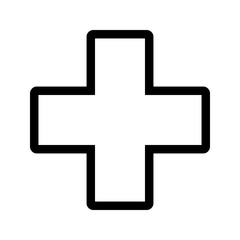 Obraz premium medical cross symbol