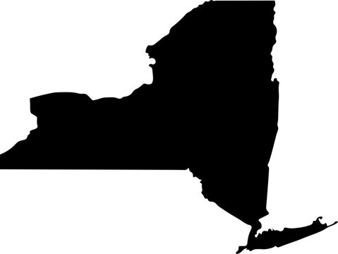 recommend clip art: State of New York Silhouette Outline Graphic Design with Transparent Background