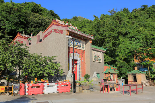 July 31 2015 the Tin Hau Temple at Lamma Island