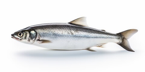 Obraz premium Freshwater Fish Isolated on White Background